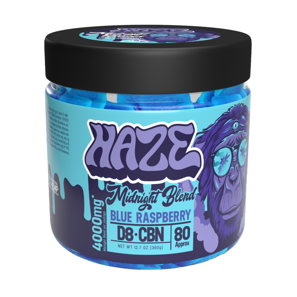 Haze Midnight Blend Gummies – Indica 2000mg – 4000mg Haze Midnight Blend Gummies – Indica 2000mg – 4000mg